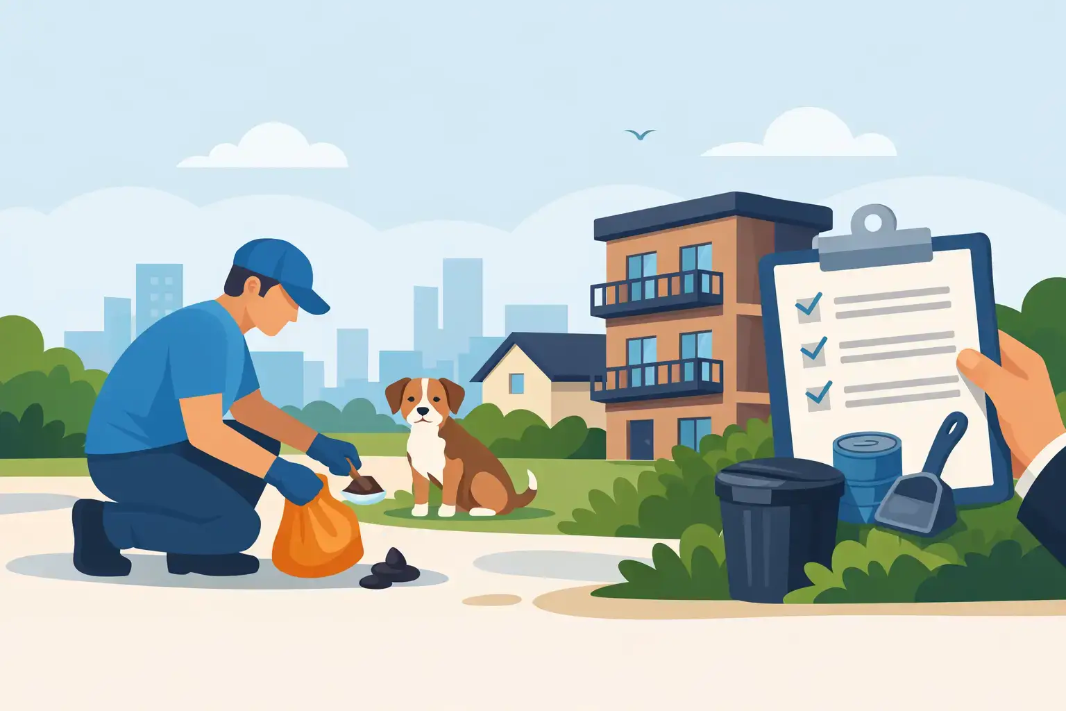 Dog Waste Cleanup for Landlords That Works