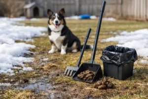 Dog Yard Cleanup After Snow Melt Made Easy
