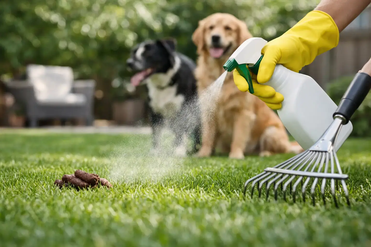 How to Sanitize Lawn After Dogs