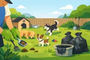 Multiple Dog Yard Cleanup That Actually Works