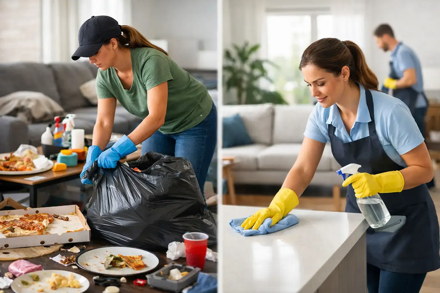 One Time Cleanup vs Recurring Service