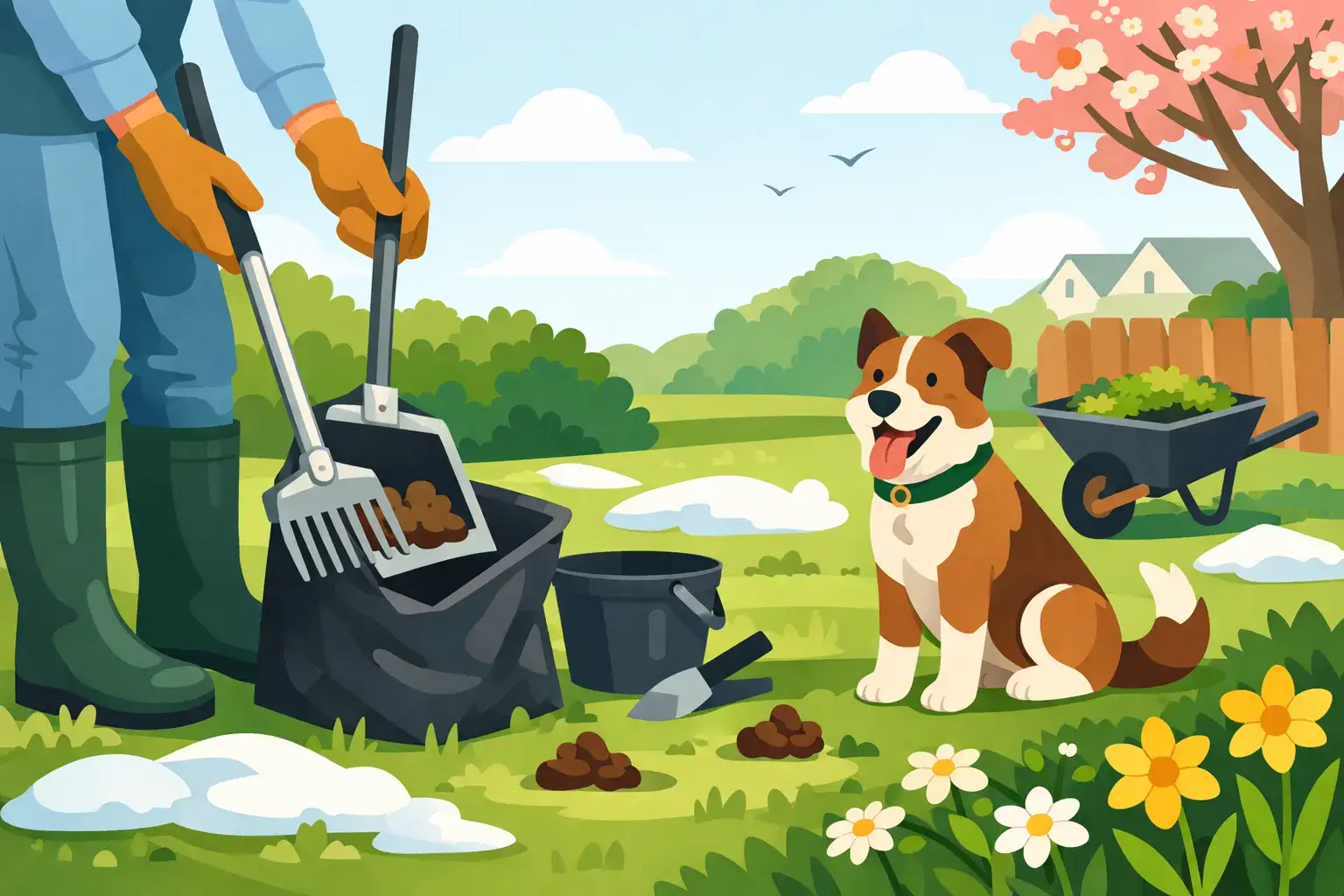 Spring Dog Poop Yard Cleanup Made Easy