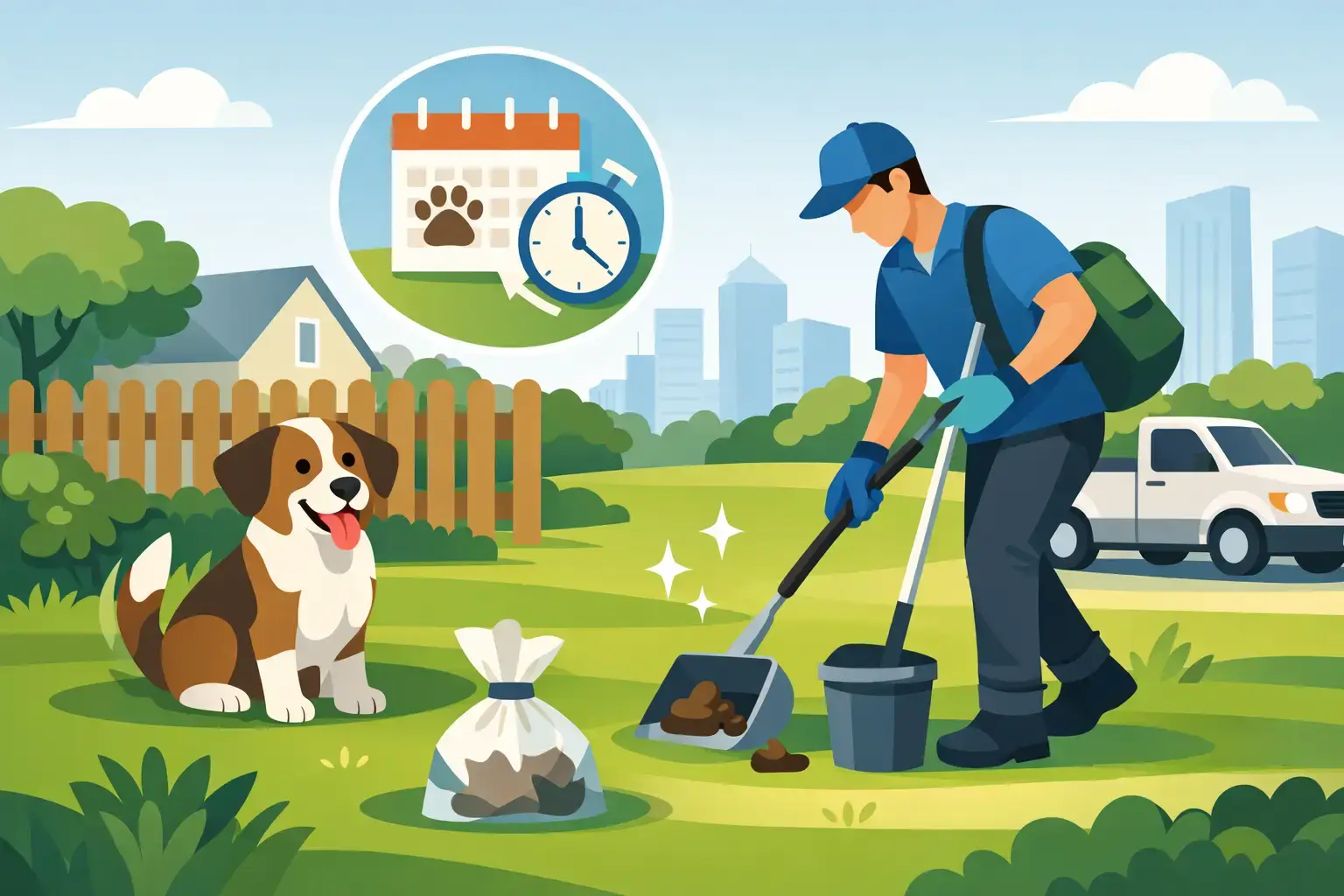Why a Weekly Dog Poop Cleanup Service Works